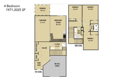 1118 Ontario Street 2-4 Beds Townhouse, Affordable for Rent - Photo Gallery 17